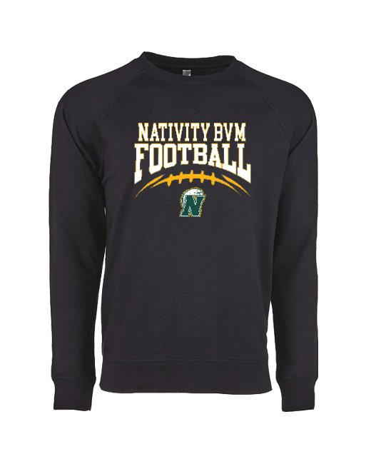 Nativity BVM HS School Football - Crewneck Sweatshirt
