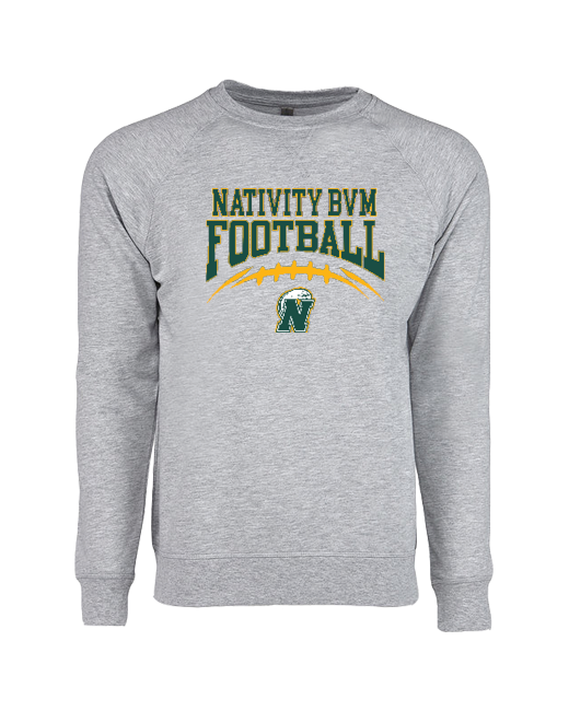 Nativity BVM HS School Football - Crewneck Sweatshirt