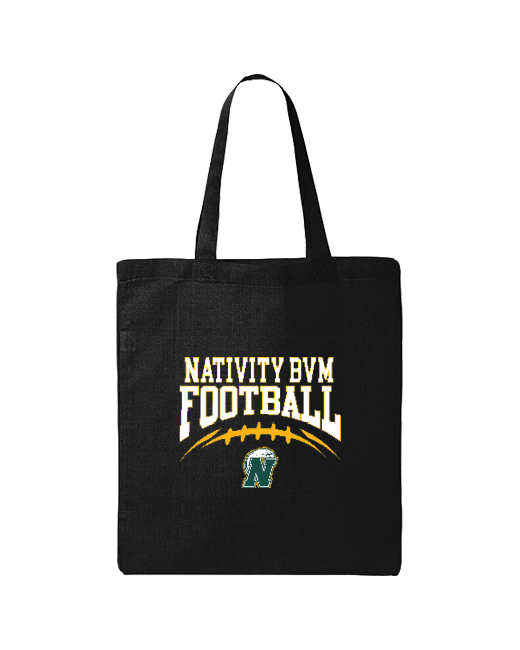 Nativity BVM HS School Football - Tote Bag