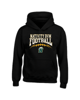 Nativity BVM HS School Football - Youth Hoodie