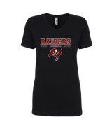 Navarre HS Baseball Border - Womens V-Neck