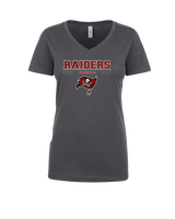 Navarre HS Baseball Border - Womens V-Neck