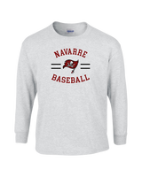 Navarre HS Baseball Curve - Mens Basic Cotton Long Sleeve