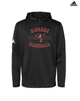 Navarre HS Baseball Curve - Adidas Men's Hooded Sweatshirt