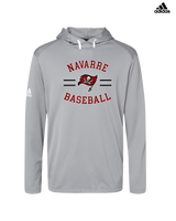 Navarre HS Baseball Curve - Adidas Men's Hooded Sweatshirt