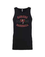 Navarre HS Baseball Curve - Mens Tank Top