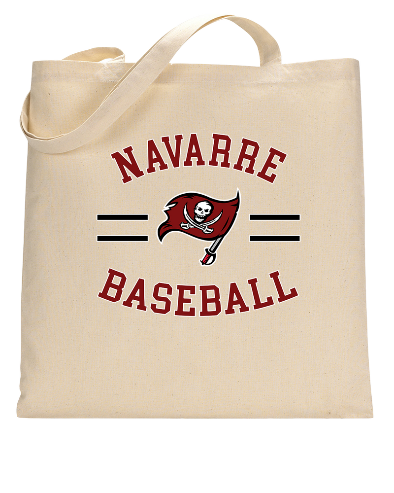 Navarre HS Baseball Curve - Tote Bag