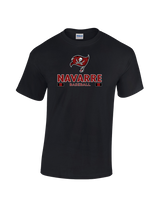 Navarre HS Baseball Stacked - Cotton T-Shirt