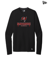 Navarre HS Baseball Stacked - New Era Long Sleeve Crew