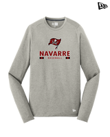 Navarre HS Baseball Stacked - New Era Long Sleeve Crew