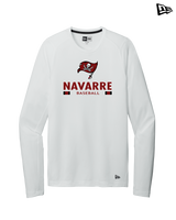 Navarre HS Baseball Stacked - New Era Long Sleeve Crew