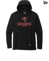 Navarre HS Baseball Stacked - New Era Tri Blend Hoodie