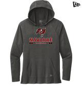 Navarre HS Baseball Stacked - New Era Tri Blend Hoodie