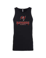 Navarre HS Baseball Stacked - Mens Tank Top