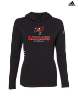 Navarre HS Baseball Stacked - Adidas Women's Lightweight Hooded Sweatshirt