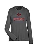 Navarre HS Baseball Stacked - Womens Performance Long Sleeve