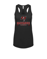 Navarre HS Baseball Stacked - Womens Tank Top