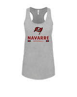 Navarre HS Baseball Stacked - Womens Tank Top