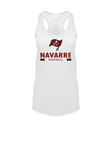 Navarre HS Baseball Stacked - Womens Tank Top
