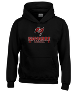 Navarre HS Baseball Stacked - Youth Hoodie