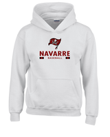 Navarre HS Baseball Stacked - Youth Hoodie