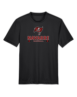 Navarre HS Baseball Stacked - Youth Performance T-Shirt