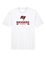 Navarre HS Baseball Stacked - Youth Performance T-Shirt