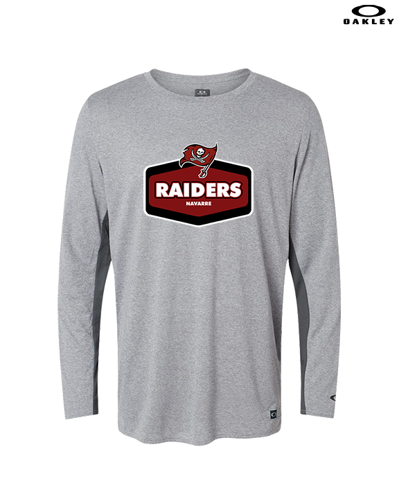 Navarre HS Flag Football Board - Mens Oakley Longsleeve