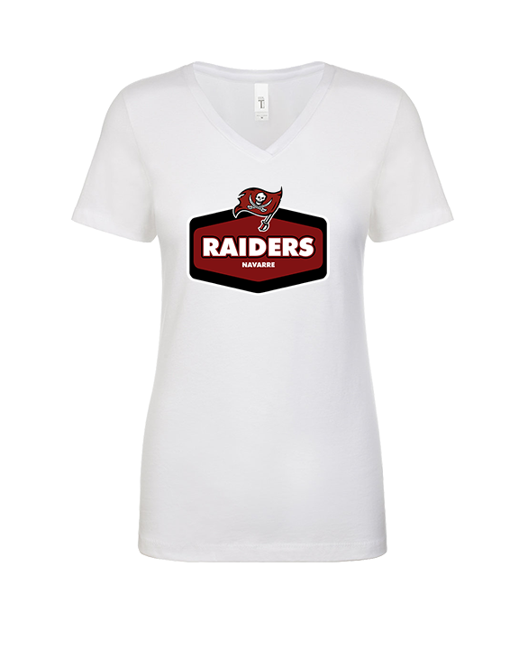 Navarre HS Flag Football Board - Womens V-Neck