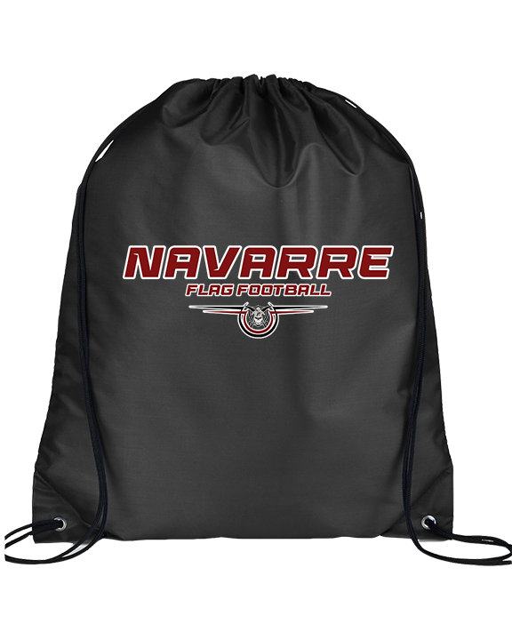 Navarre HS Flag Football Design - Drawstring Bag