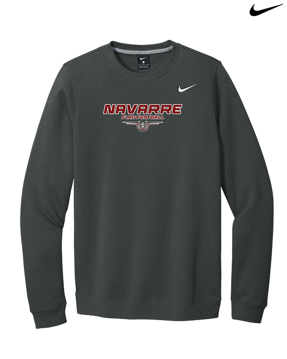 Navarre HS Flag Football Design - Mens Nike Crewneck