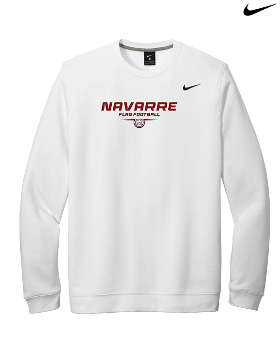 Navarre HS Flag Football Design - Mens Nike Crewneck