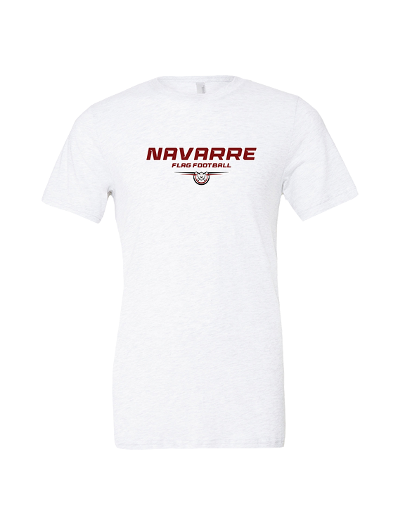 Navarre HS Flag Football Design - Tri - Blend Shirt