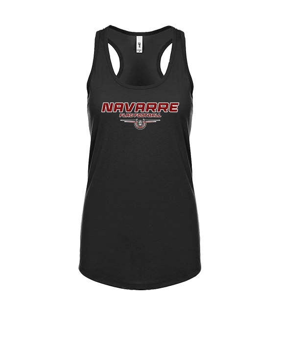 Navarre HS Flag Football Design - Womens Tank Top