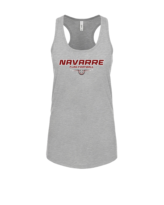 Navarre HS Flag Football Design - Womens Tank Top