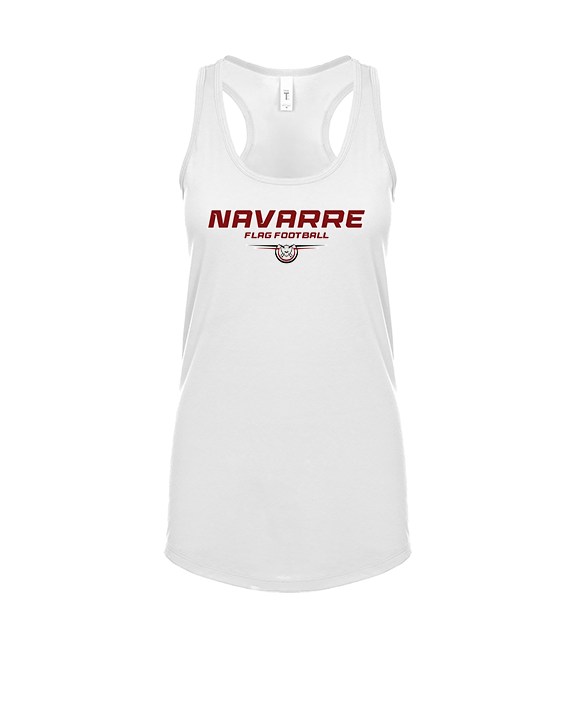 Navarre HS Flag Football Design - Womens Tank Top