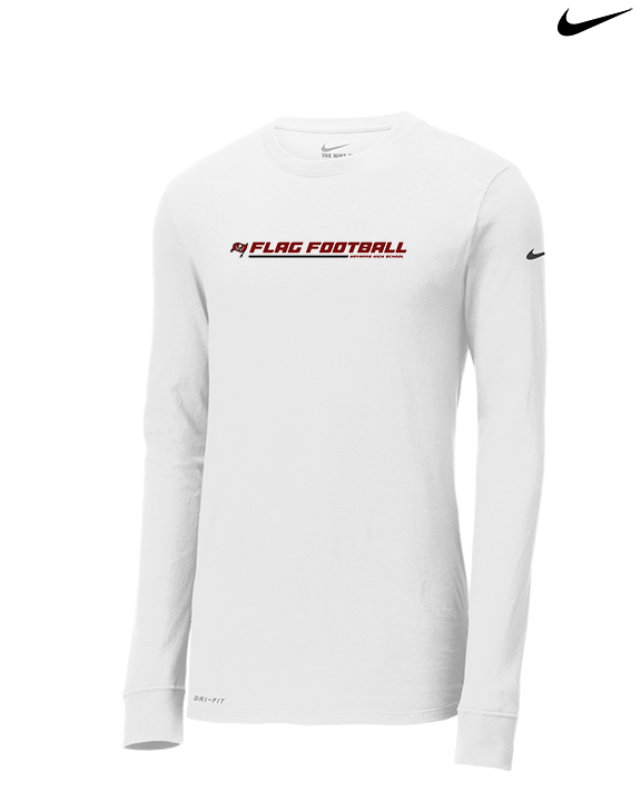 Navarre HS Flag Football Lines - Mens Nike Longsleeve