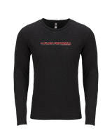 Navarre HS Flag Football Lines - Tri - Blend Long Sleeve