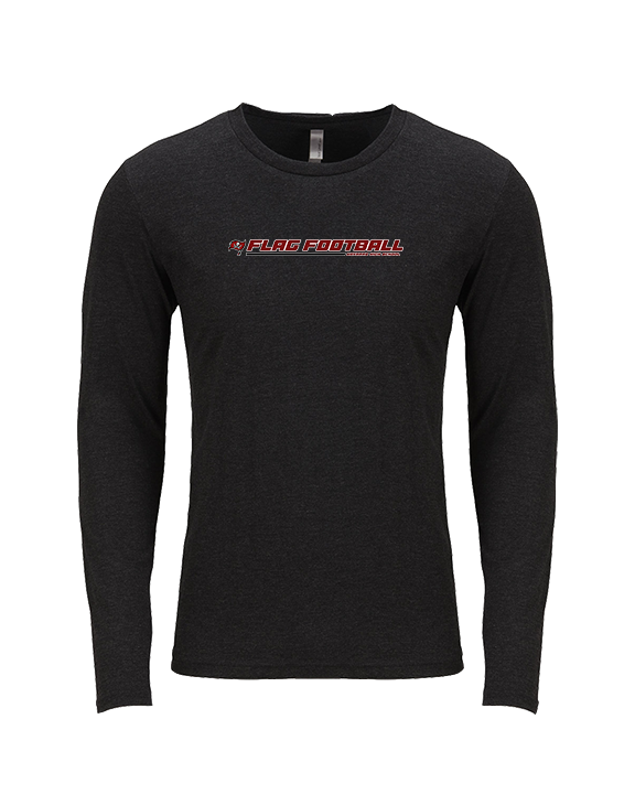 Navarre HS Flag Football Lines - Tri - Blend Long Sleeve