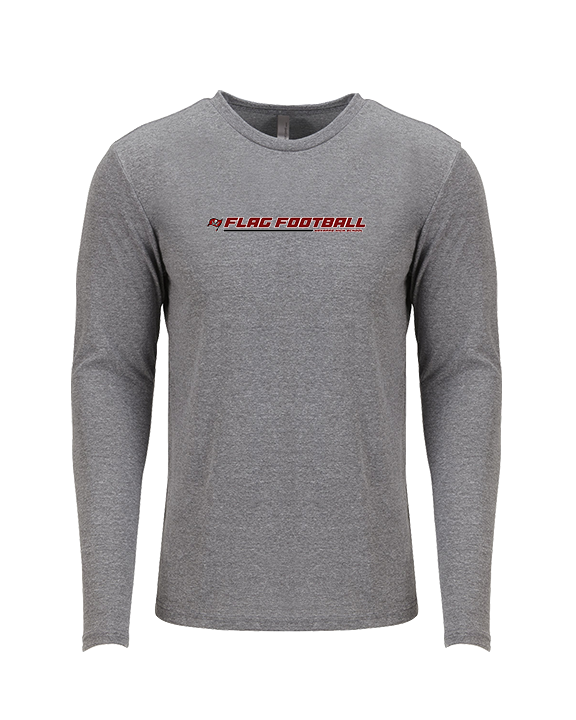Navarre HS Flag Football Lines - Tri - Blend Long Sleeve