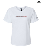 Navarre HS Flag Football Lines - Womens Adidas Performance Shirt