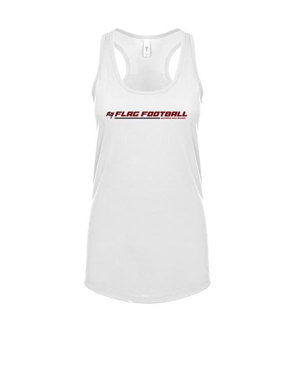 Navarre HS Flag Football Lines - Womens Tank Top