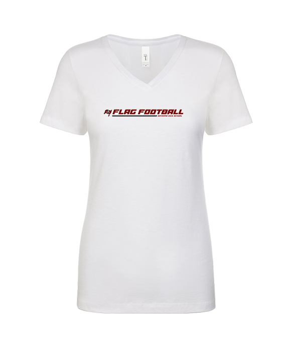 Navarre HS Flag Football Lines - Womens Vneck