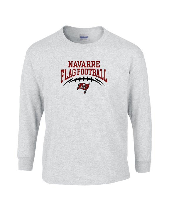 Navarre HS Flag Football School Football - Cotton Longsleeve