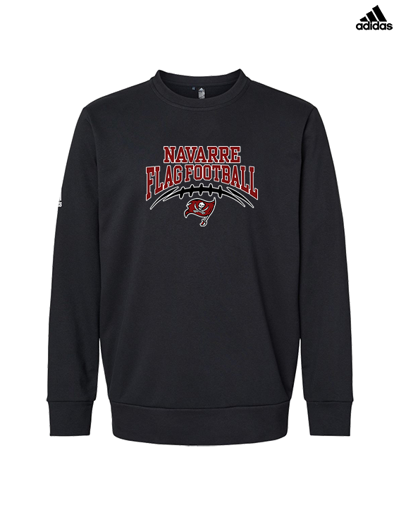 Navarre HS Flag Football School Football - Mens Adidas Crewneck