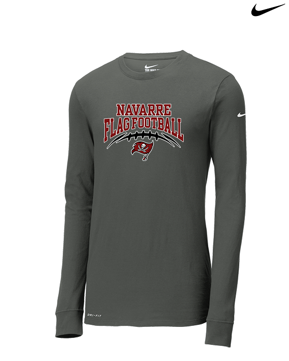 Navarre HS Flag Football School Football - Mens Nike Longsleeve