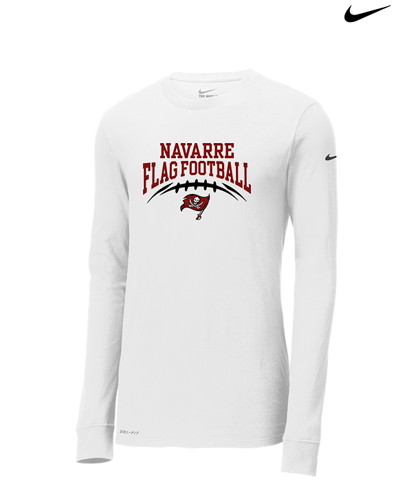 Navarre HS Flag Football School Football - Mens Nike Longsleeve