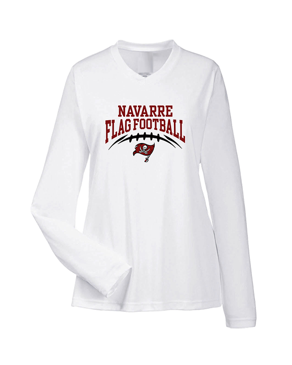 Navarre HS Flag Football School Football - Womens Performance Longsleeve