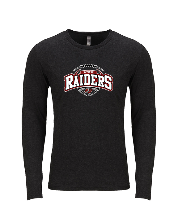 Navarre HS Flag Football Toss - Tri - Blend Long Sleeve