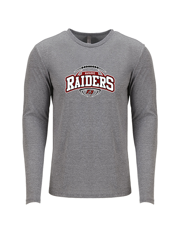 Navarre HS Flag Football Toss - Tri - Blend Long Sleeve